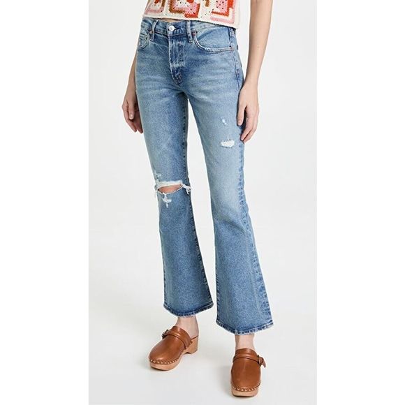 Free People Citizens of Humanity Emannuelle Mid Rise Boot Jeans